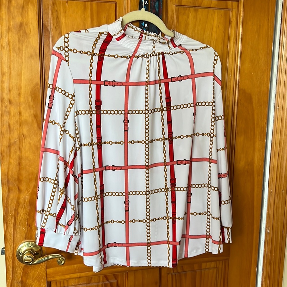 Womens New York and Company Blouse Size XL